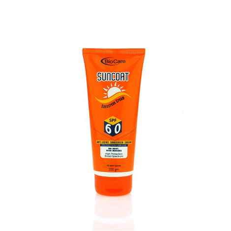 Gemblue Biocare Suncoat Sunscreen Cream SPF60, 200ml
