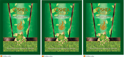 Buy Oshea Herbals Natural Henna Hair Pack 100Grams pack of 3 - Purplle
