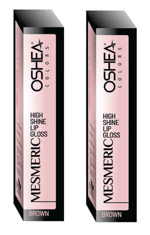 Buy OSHEA HERBALS colors Mesmeric High Shine Lip Gloss (brown) pack of 2 - Purplle