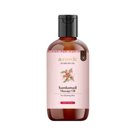 Buy Auravedic Kumkumadi body massage oil for women men.Kumkumadi tailam massage oil for full body.Kumkumadi oil body massage oil for glowing skin. Paraben free 200 ml - Purplle