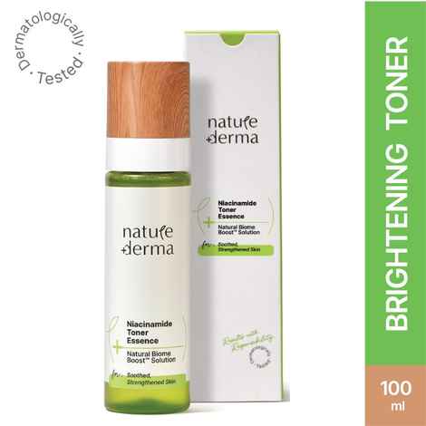 Buy Nature Derma Niacinamide Toner Essence with Natural Biome-Boosta„¢Solution For Soothed, Strengthened Skin 100ml - Purplle