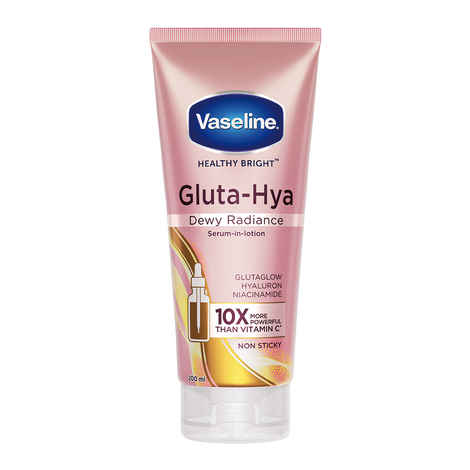 Vaseline Gluta Hya Dewy Radiance| Serum-In-Lotion, Boosted With Niacinamide And GlutaGlow | 200 ml