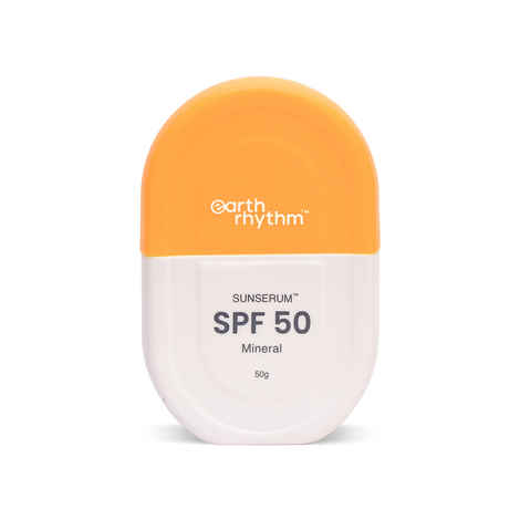 Buy Earth Rhythm Mineral Sunserum SPF 50 | Light & Non-Greasy Texture | for All Skin Types | for Men & Women - 50 GM - Purplle