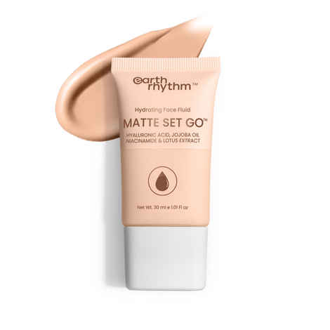 Buy Earth Rhythm Hydrating Matte Set Go Face Fluid Foundation | SPF 30, PA++++ - HONEY PIE - 30 ml - Purplle