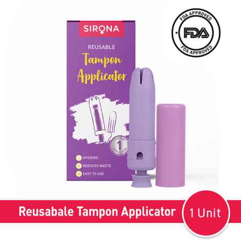 Buy Sirona Reusable Applicator for Tampons 1 Pc - Purplle