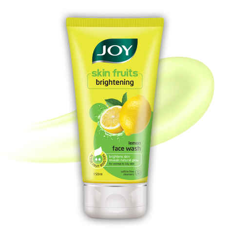 Joy Skin Fruits Lemon Brightening Face Wash, For Oily Skin 150 ml