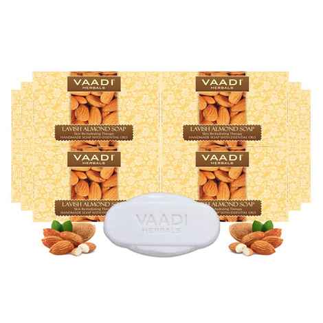 Buy Vaadi Herbals Pack of 12 Lavish Almond Soap (12 x 75 g) - Purplle
