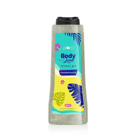 Buy Plum BodyLovin' Hawaiian Rumba Shower Gel | SLS-Free Body Wash For Women & Men | Fresh Beachy Fragrance for Soft & Smooth Skin | Aloe-Infused Nourishing Body Cleanser For All Skin Types (475 ml) - Purplle
