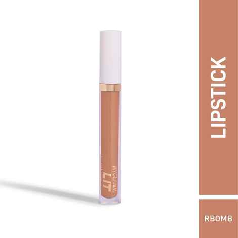 Buy MyGlamm LIT Liquid Matte Lipstick-Rbomb- (3 ml) - Purplle