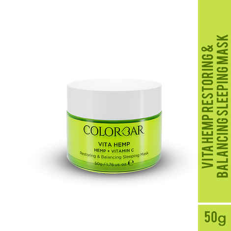 Buy Colorbar Vita Hemp Restoring & Balancing Sleeping Mask 50 gm - Purplle