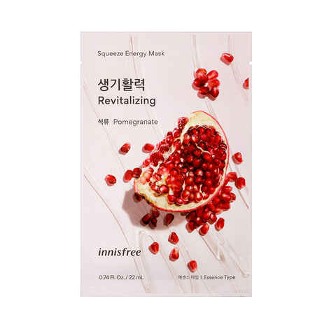Buy Innisfree Squeeze Energy Sheet Mask - Pomegrante 22 ml - Purplle
