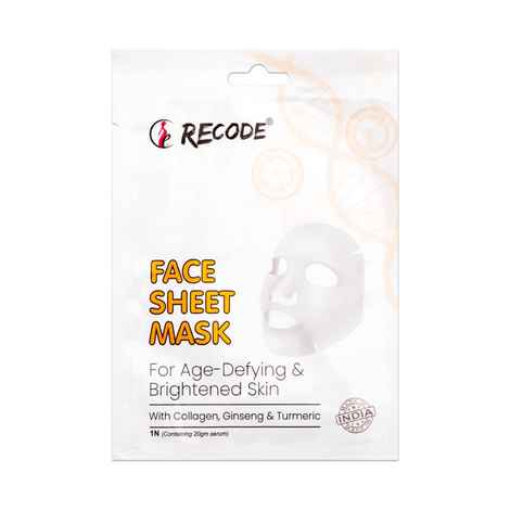 Buy Recode Face Sheet Mask- Age Defying - Purplle