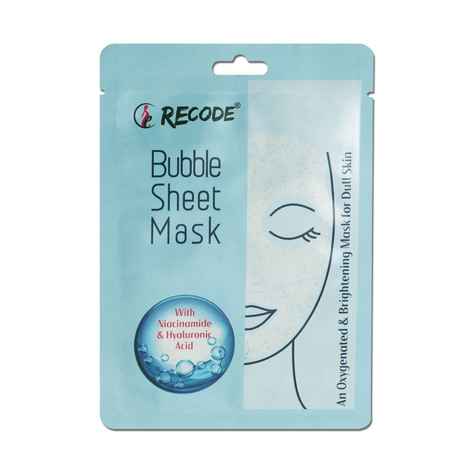 Buy Recode Face Sheet Mask- Bubble Sheet Mask - Purplle