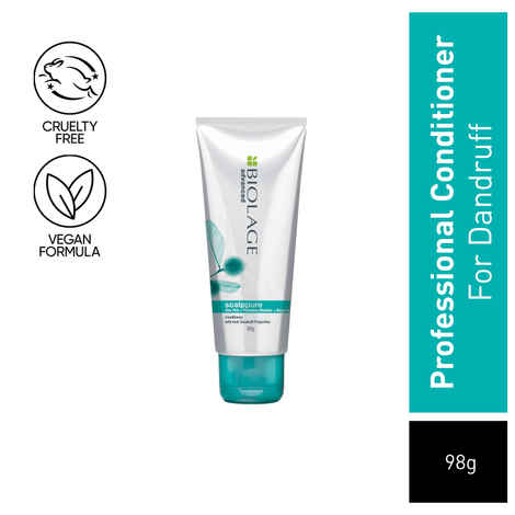 Buy Biolage Professional Scalppure Anti-Dandruff Conditioner, Removes Visible Flakes From 1st Use, Enriched With Bergamot, Cruelty-Free, 98 gm - Purplle