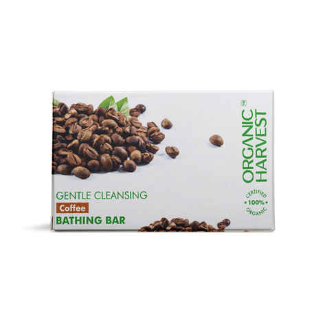 Buy Organic Harvest Gentle Cleansing Bathing Bar:Coffee For Men & Women, 100% American Certified Organic - 1 Pc - Purplle