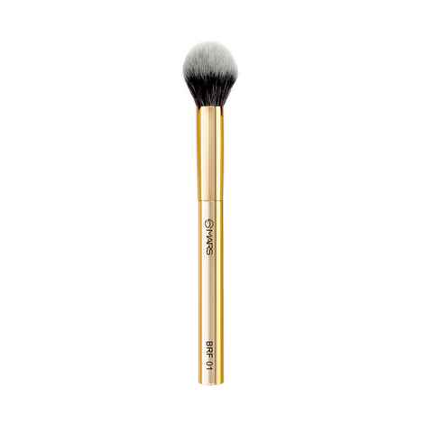 Buy MARS Artist's Arsenal Professional Powder make up Brush for Face | Feather Soft Touch | Precise Synthetic Bristle | Luxe Packaging makeup brush (Golden) - Purplle