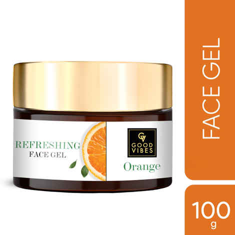 Buy Good Vibes Refreshing Face Gel - Orange (100 g) - Purplle