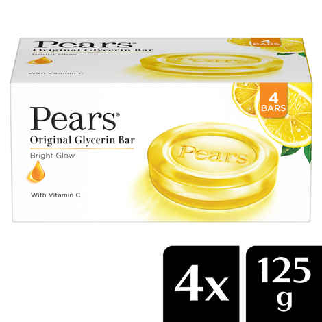 Buy Pears Naturale Vitamin C Soap 4x125gm - Purplle