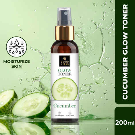 Buy Good Vibes Glow Toner - Cucumber (200 ml) - Purplle