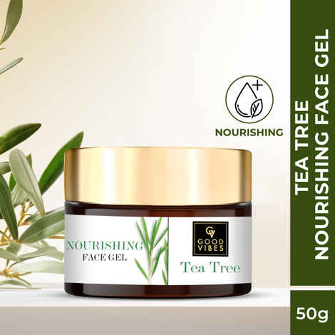 Buy Good Vibes Tea Tree Nourishing Gel (50 gm) - Purplle