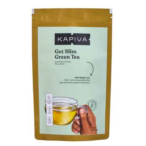 Buy Kapiva Get Slim Green Tea 100 gmrams - Purplle