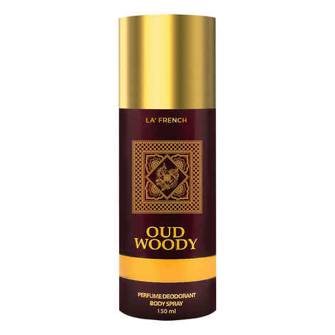 Buy La French Oud Woody Long Lasting Perfume Deodorant Body Spray, 150ml - Purplle