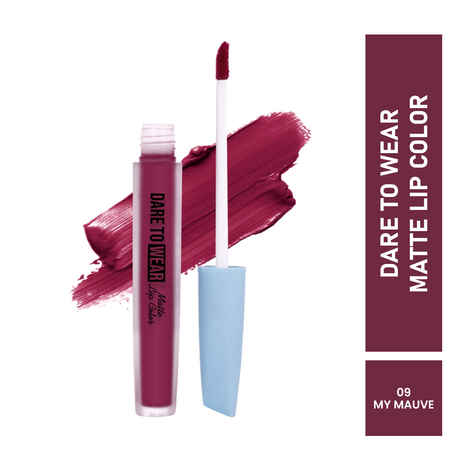 Buy Mattlook Dare To Wear Matte Lip Color, Highly Pigmented, Smooth Application, Waterproof, Non Transfer & Long Lasting, Finish Matte, My Mauve (3.5 ml) - Purplle