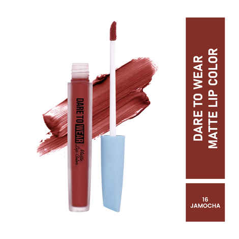 Buy Mattlook Dare To Wear Matte Lip Color, Highly Pigmented, Smooth Application, Waterproof, Non Transfer & Long Lasting, Finish Matte, Jamocha (3.5 ml) - Purplle