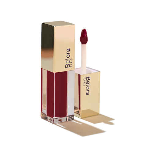 Buy Belora Paris Leave No Evidence Liquid Matte Lipstick - 23 French Red - Purplle