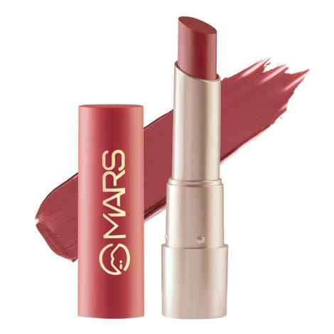 Buy MARS Creamy Matte Long Lasting Lipstick for Women | Creamy Lipstick | Single Swipe Application | Smooth & Light Weight (3.2 gm) (05-Bihu Bliss) - Purplle
