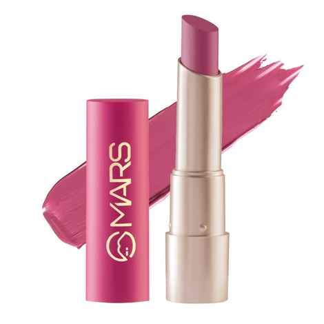 Buy MARS Creamy Matte Long Lasting Lipstick for Women | Creamy Lipstick | Single Swipe Application | Smooth & Light Weight (3.2 gm) (23-Rock n Roll) - Purplle