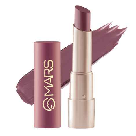 MARS Creamy Matte Long Lasting Lipstick for Women | Creamy Lipstick | Single Swipe Application | Smooth & Light Weight (3.2 gm) (17-Sultry Samba)