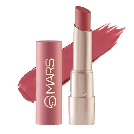 MARS Creamy Matte Long Lasting Lipstick for Women | Creamy Lipstick | Single Swipe Application | Smooth & Light Weight (3.2 gm) (24-Tangy Tango)