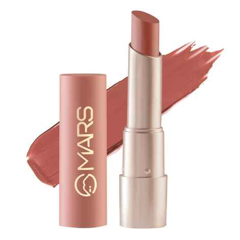 Buy MARS Creamy Matte Long Lasting Lipstick for Women | Creamy Lipstick | Single Swipe Application | Smooth & Light Weight (3.2 gm) (19-Trippy Tap) - Purplle