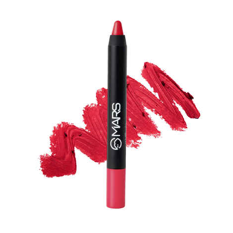 Buy MARS Won't Smudge Won't Budge Crayon Lipstick up to 12 Hours Stay | Matte Finish | Waterproof | Won't Smudge Won't Budge Lip Crayon (3.5 gm) (17-I Am Wise) - Purplle