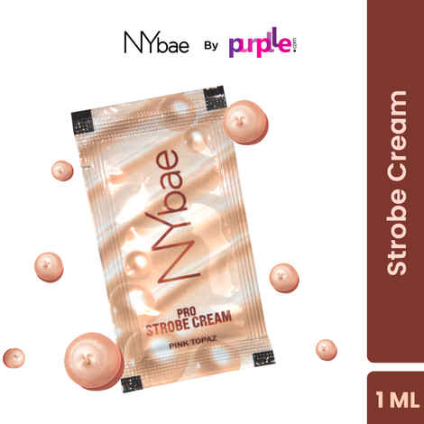 Buy NY Bae PRO Strobe Cream - Pink Topaz (1 gm) | Primer + Highlighter + Moisturizer | Dewy Makeup | Glowing Korean Skin | Best Suited For Normal To Dry Skin - Purplle