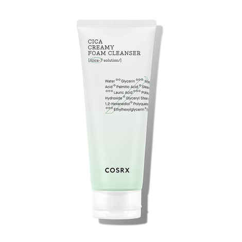 Buy Cosrx Pure Fit Cica Creamy Foam Cleanser 150 ml - Purplle