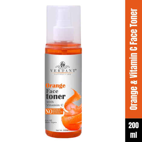 Buy Verdant Natural Care Orange & Vitamin C Face Toner (200 ml) - Purplle