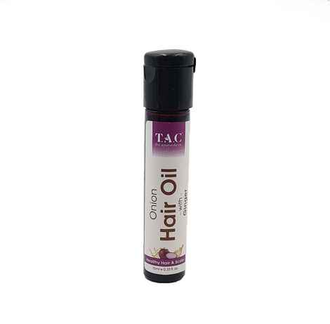 Buy TAC - The Ayurveda Co Onion Hair Oil With Ginger 10 ml - Purplle
