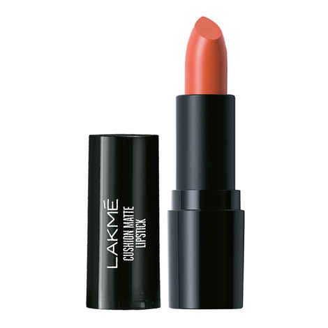 Buy Lakme Cushion Matte Lipstick, Orange Blossom (4.5 gm) - Purplle