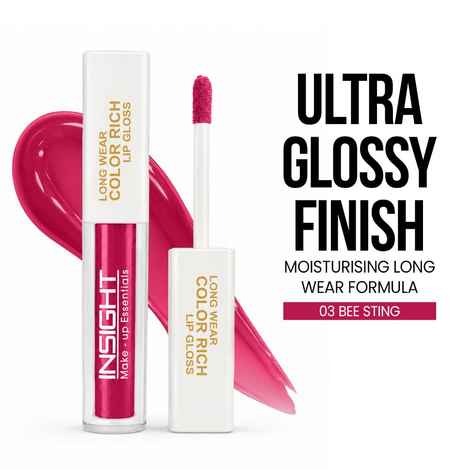Buy Insight Long Wear Color Rich Lip Gloss (LG41) 03-Bee Sting - Purplle