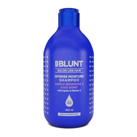 Buy BBLUNT BBLUNT Intense Moisture Shampoo with Jojoba and Vitamin E for Dry & Frizzy Hair - 300 ml - Purplle