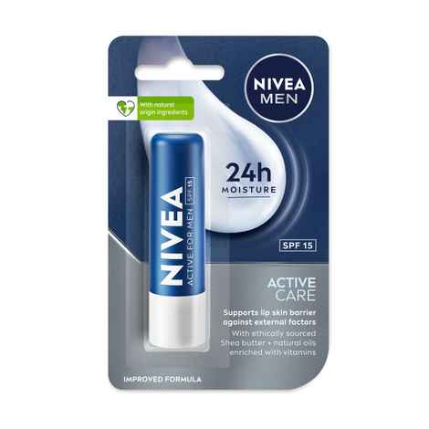 Buy Nivea Men Active Care Lip Balm (4.8 gm) - Purplle