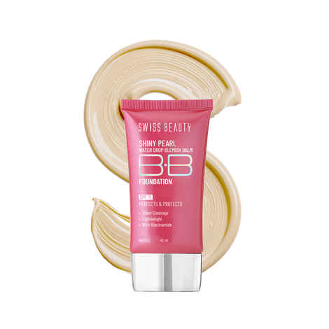 Buy Swiss Beauty Shiny Pearl Water Drop Blemish Balm BB Foundation - 04 (40 ml) - Purplle