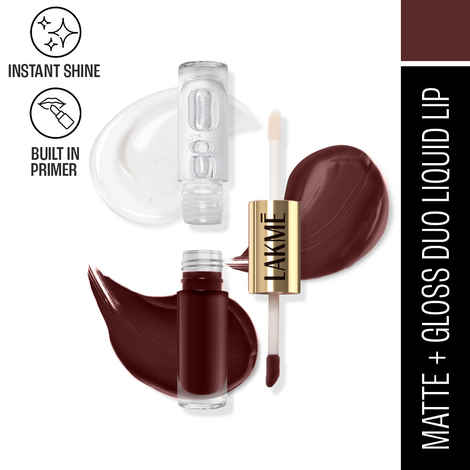 Buy Lakme 9 to 5 Matte to Glass Liquid Lip - Mulberry Wine, 7.6 ml - Purplle