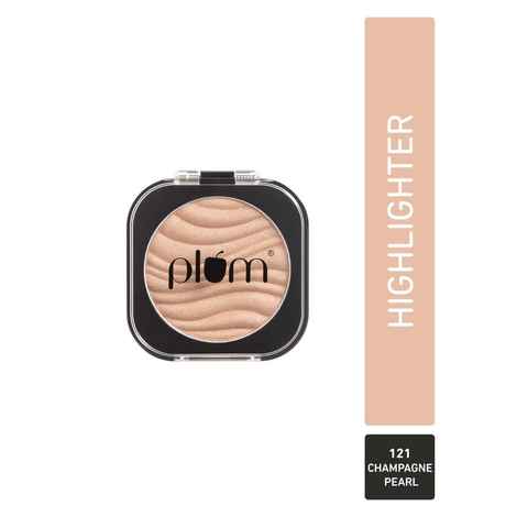 Buy Plum There You Glow Highlighter | Highly Pigmented |Effortless Blending |121 - Champagne Pearl - Purplle