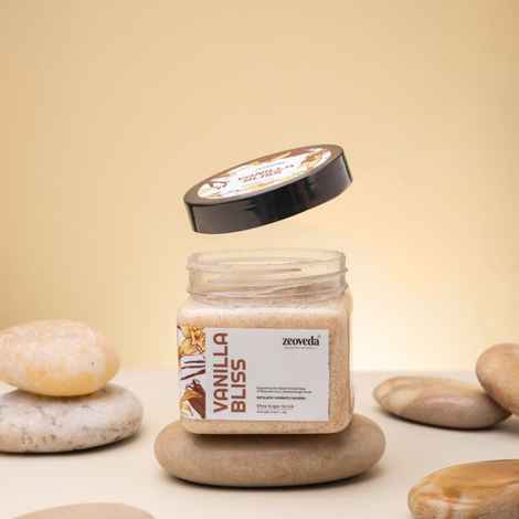 Buy ZEOVEDA Vanilla Bliss Shea Sugar Scrub | Exfoliating Scrub for Nourishing Essential Body Care | Gentle Cleanser for All SKin Type - 400 gm - Purplle
