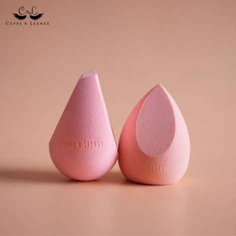 Buy Cuffs N Lashes Makeup Blender/Sponge Set of 2 Double Side Cut , Tear Drop - Purplle