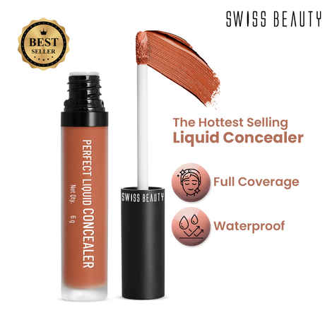 Buy Swiss beauty Liquid concealer -9 Orange (6 gm) - Purplle