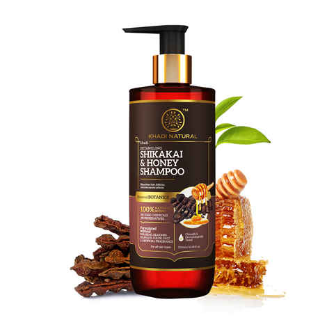 Buy Khadi Natural -Shikakai & Honey Hair Cleanser (Sulphate free ) 310 ml - Purplle